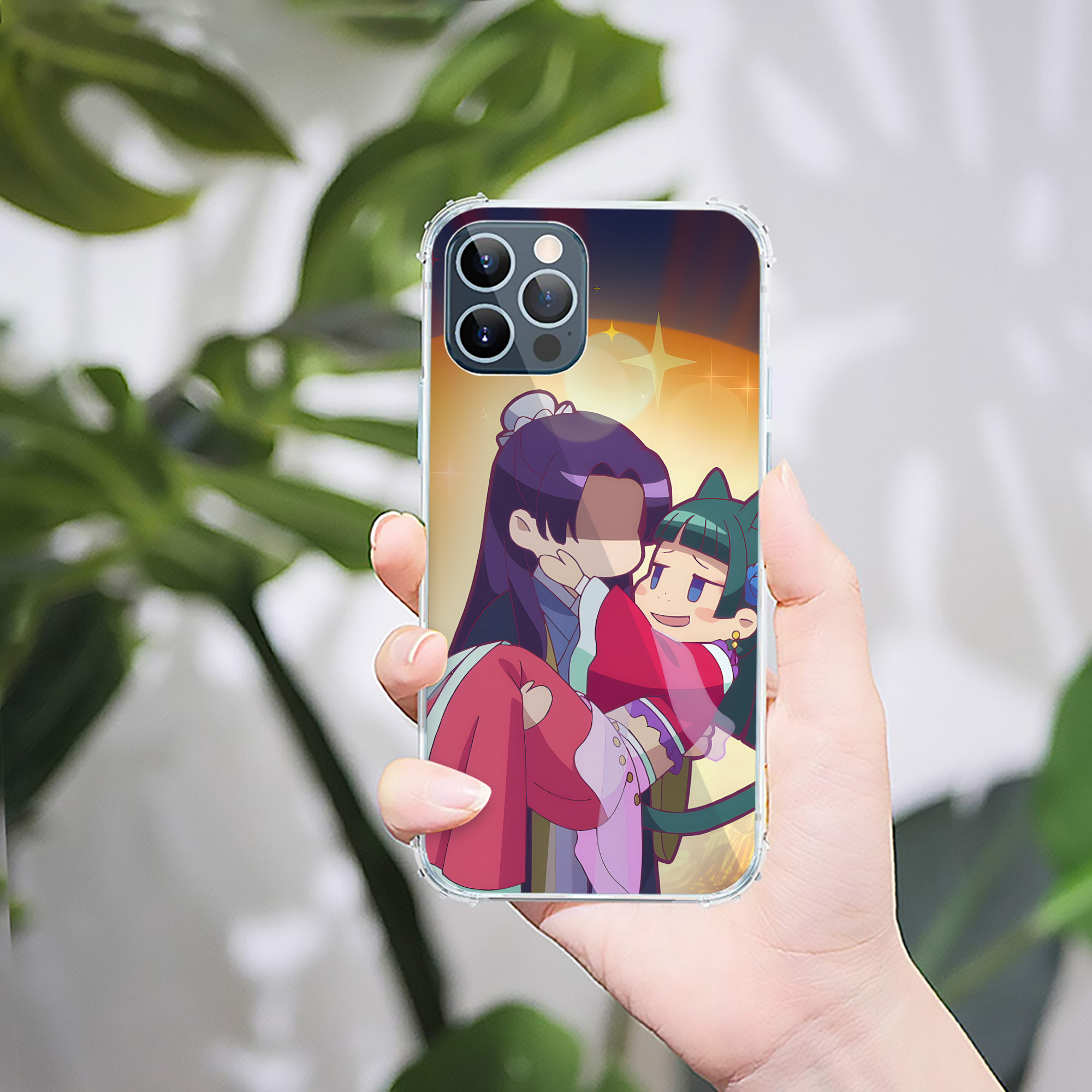 （画像用） 薬屋のひとりごと The Apothecary Diaries 【iPhone 12シリーズ対応】透明スマホケース（クリアソフトケース）